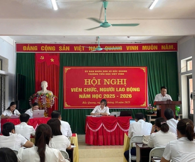 HỘI NGHỊ VIÊN CHỨC NGƯỜI LAO ĐỘNG NĂM HỌC 2025-2026